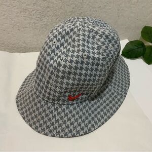 Women’s Nike Bucket Hat Cap Houndstooth Sherlock Holmes DJ5840-010 S/M